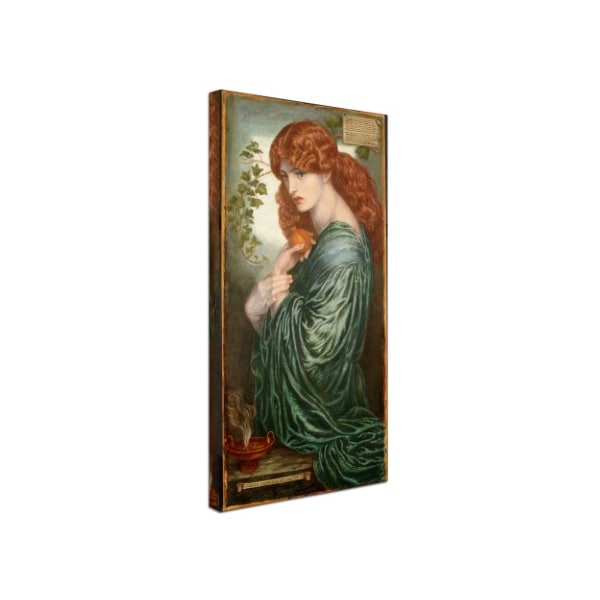 Rossetti 'Proserpine' Canvas Art,12x24